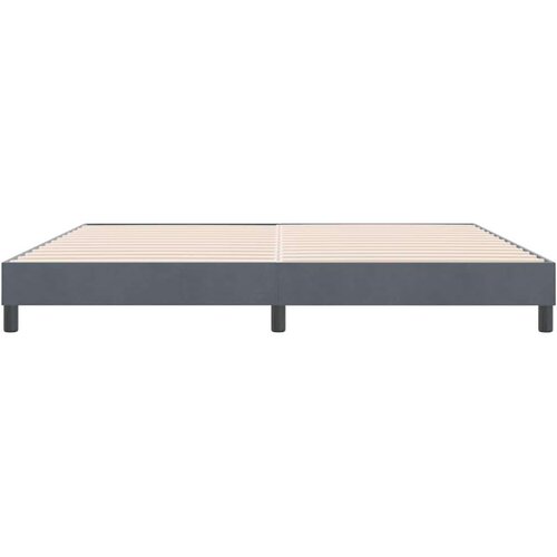 VidaXL Okvir kreveta bez madraca tamno sivi 180x210 cm bar&amp;scaron;un Slike