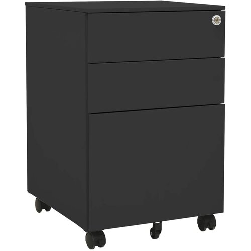 vidaXL Mobilni ormarić za spise antracit 39 x 45 x 60 cm čelični Cijene