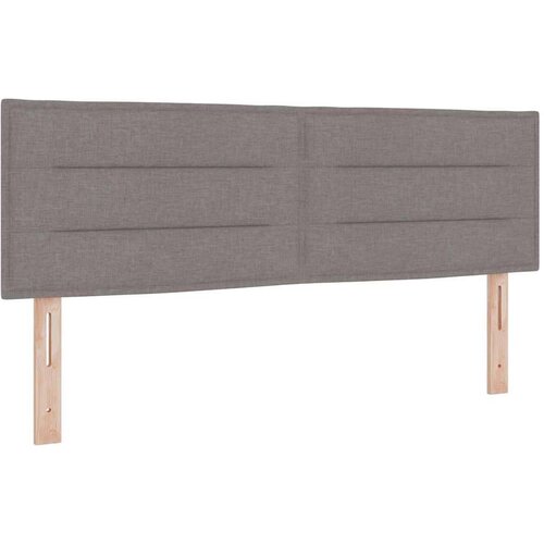 vidaXL Postelja z vzmetnico z vzmetnico Taupe 140 x 190 cm blago, (5000128419) Cene