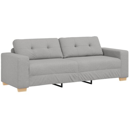 VidaXL 3-sedna sedežna garnitura v oblačno sivi barvi, 180 cm, iz tkanine, (22054442) Slike
