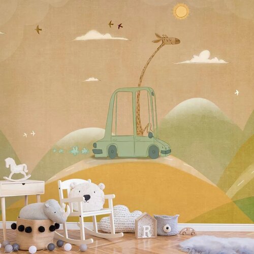  Foto tapeta - Traveling Giraffe 400x280 Standard Cijene