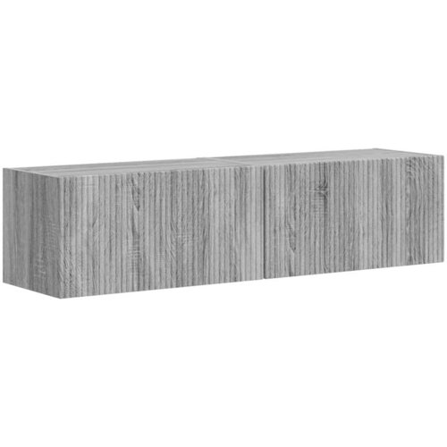 vidaXL TV stenska omara 2 pcs Siva Sonoma 60 x 31 x 29.5 cm, (5000151936) Cene