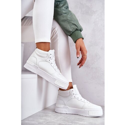 Kesi Women's High Sport Shoes White Trisa Slike