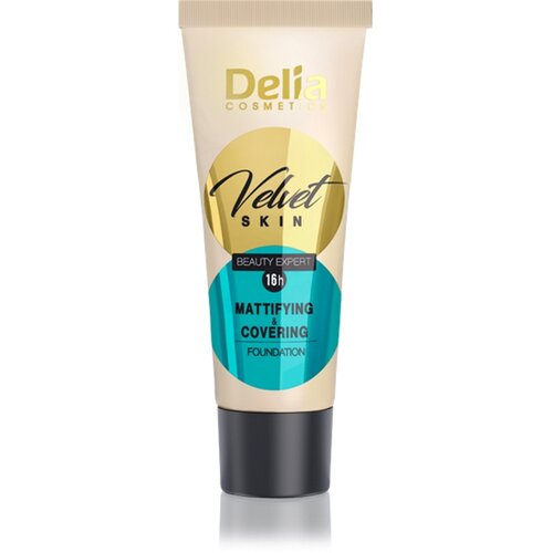 Delia - BEAUTY EXPERT 16h - Tečni puder za potpunu pokrivenost sa mat završnicom 30ml Cijene