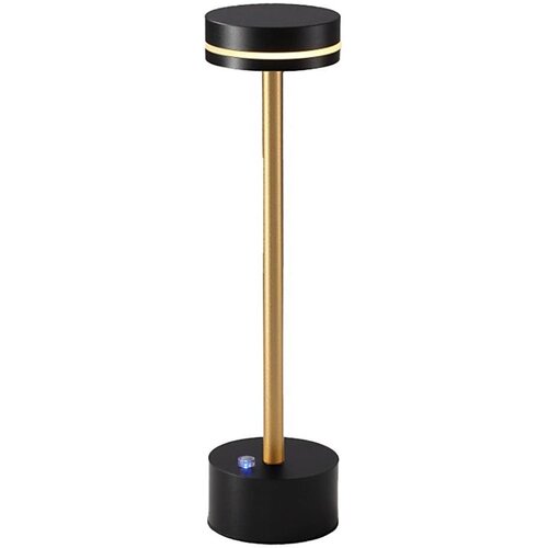  LED prigu&scaron;iva punjiva stona lampa SAM LED/5W/5V 3600 mAh crna/zlatna Cene