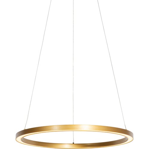 QAZQA Professional Zlata viseča svetilka 60 cm, vključno z LED, 3-stopenjsko zatemnitev - Girello Cene