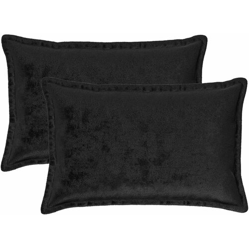  Presvlaka za jastuk 2 pcs HOUTEN Crna 50 x 80 cm Flanel Cijene