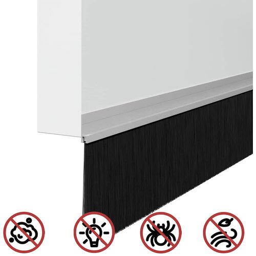  Samoljepljivi pečati za vrata 2 kom. 100 cm Aluminijski legura Srebrna Slike