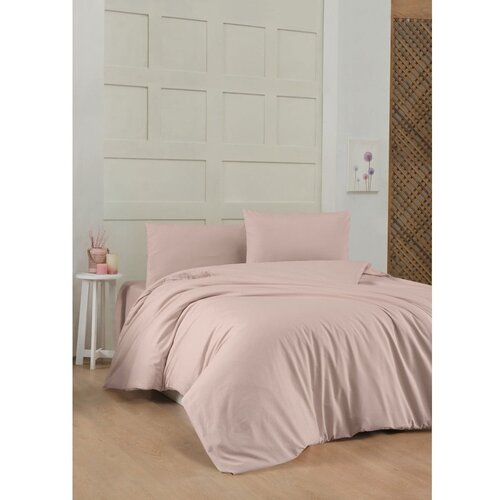 Mijolnir Dusty Rose Dusty Rose Ranforce Single Quilt Cover Set (FR) Cene