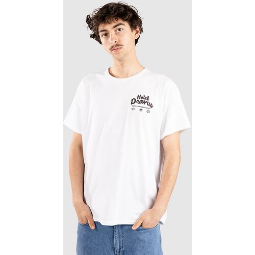 Dravus Retro Hotel T-shirt white Slike