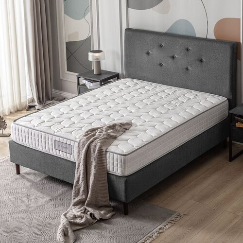 Hanah home Dušek Grey, 160x200cm, Beli Cene