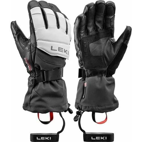 Leki Griffin Thermo 3D Black/Graphite/Sand 10,5 Skijaške rukavice