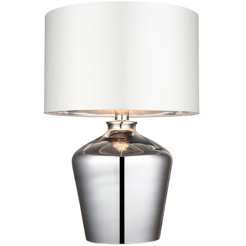  Endon 61198 - Stona lampa WALDORF 1xE27/10W/230V sjajni hrom/bela Cene