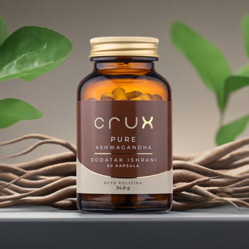 Crux ashwagandha, 60 kapsula &amp;ndash; prirodna ravnoteža uma i tela Slike