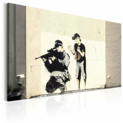  Slika - Sniper and Child by Banksy 90x60