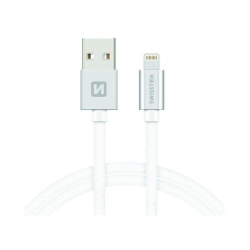 USB swissten usb data cable 2m lightning (siva) Cene