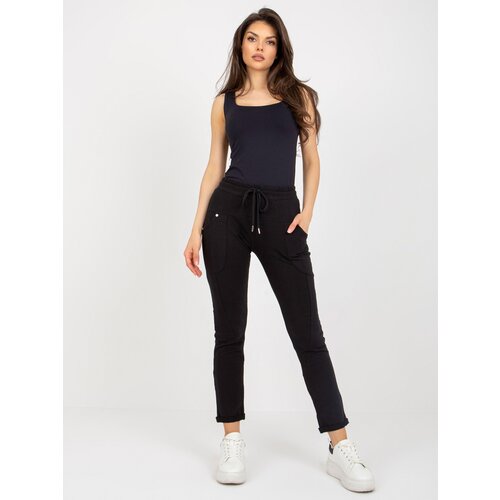 RELEVANCE Sweatpants-RV-DR-8696.20-black Slike
