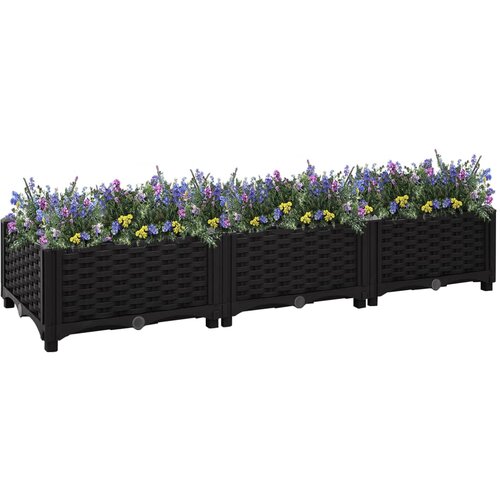 Furnova Visoka greda 120x40x23 cm polipropilen, (21921243) Slike