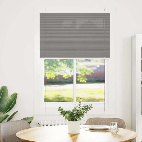 vidaXL Plisirana roleta antracit 100x100 cm širina tkanine 99,4 cm Cene