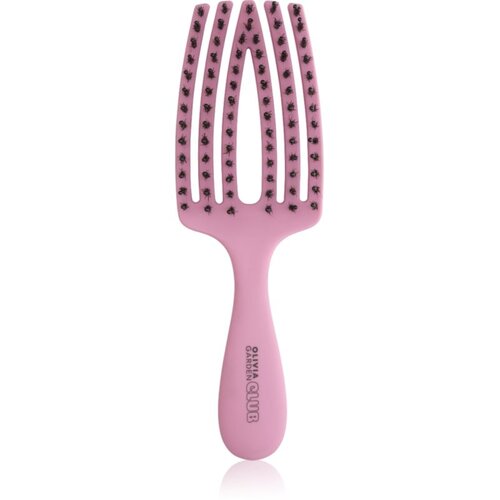 Olivia Garden Club The Nomad Detangling&Shine Fingerbrush​ ravna krtača za lase Pink 1 kos Cene