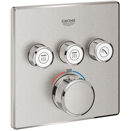 Grohe Grohtherm Smartcontrol termostat za skrivenu ugradnju sa tri izlaza 29126DC0 Slike
