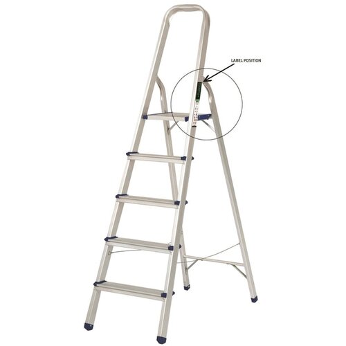 Madras doo Beograd Merdevine kućne UNA , aluminijumske, 6+1 gazište  MAGNUM Cene