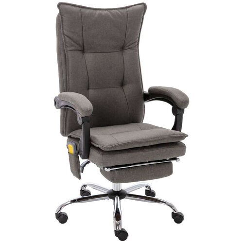  Masažni pisarni&amp;scaron;ki stol sivo blago Slike