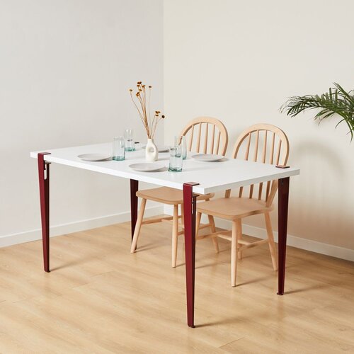 Woody Fashion Eurotas - WhiteBurgundy WhiteBurgundy Dining Table Cene