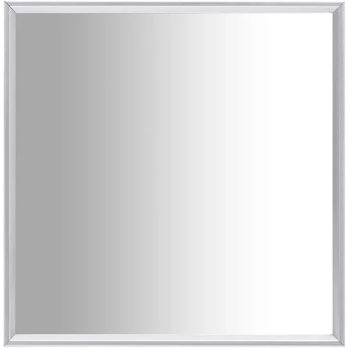 vidaXL Ogledalo srebrno 40x40 cm