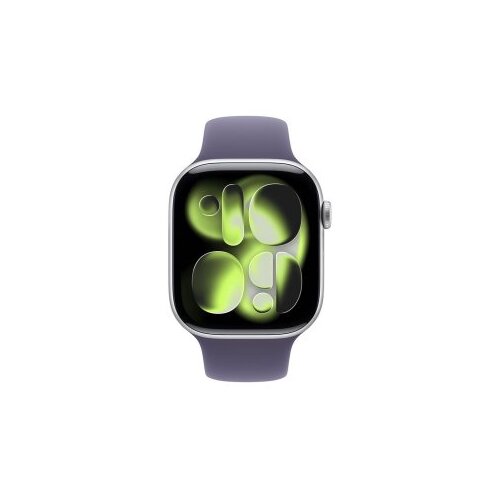 Apple watch S11 gps 42mm silver aluminium case with purple fog sport band - s/m (meu64rk/a) Cene