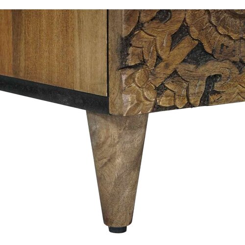  ormar s ladicama Smeđa 80 x 33 5 x 46 cm Čvrsto drvo manga Slike