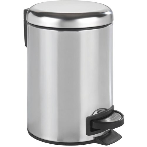 Wenko ko&amp;scaron; za smeće s pedalom u srebrnoj boji Leman Shiny, 3 l Slike