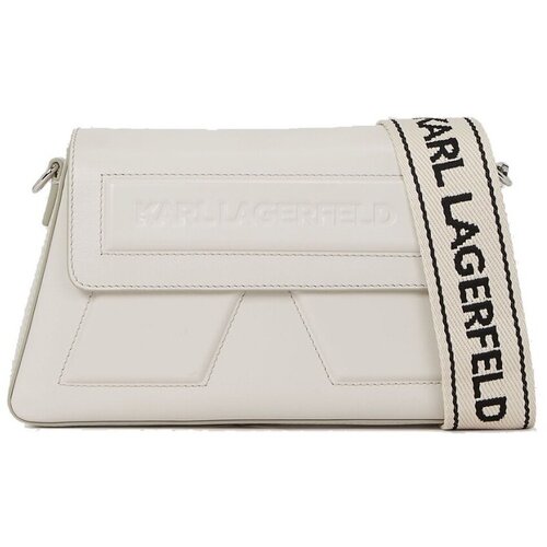 Karl Lagerfeld Torbe IKON K SOFT WEBBING CROSSB Bela Cene