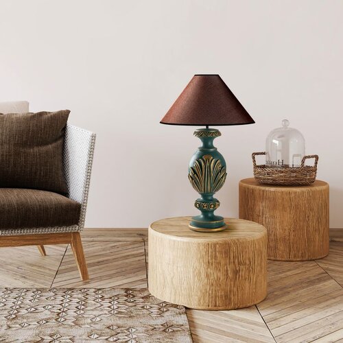 Opviq ELEGANZE-5313 greenbrown table lamp Cene