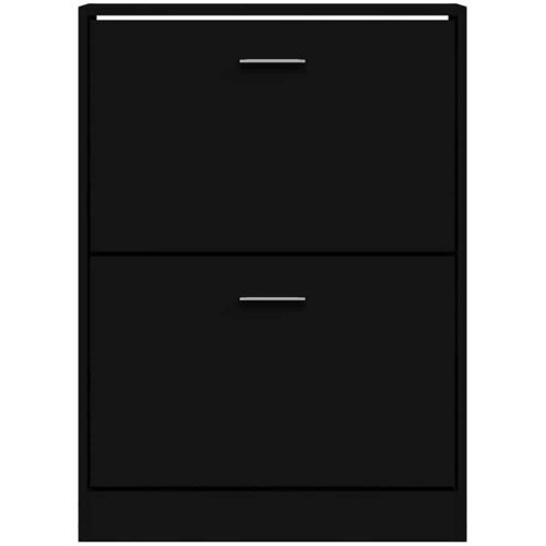  za cipele crni 59 x 17 x 81 cm od konstruiranog drva Slike