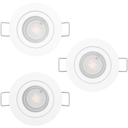 Eglo 902242 - set 3x led ugradni stropni spot barranco 1xGU10/4,5W/230V bela Slike
