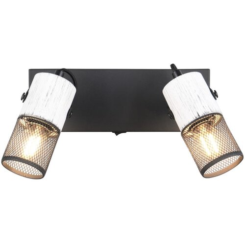 Tri O Crno-bijela zidna lampa &amp;oslash; 9 cm Tosh &amp;ndash; Slike
