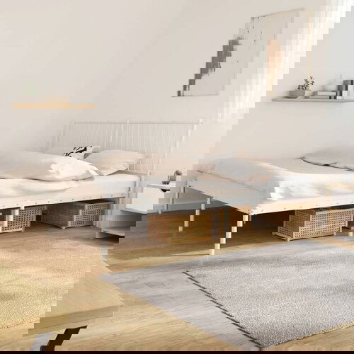vidaXL Metalni okvir za krevet s uzglavljem bijeli 180x200 cm Cijene