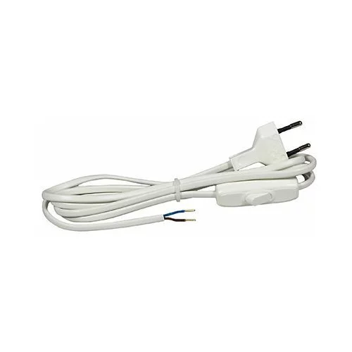 Commel priključni kabel s prekidačem (bijele boje, 3 m)