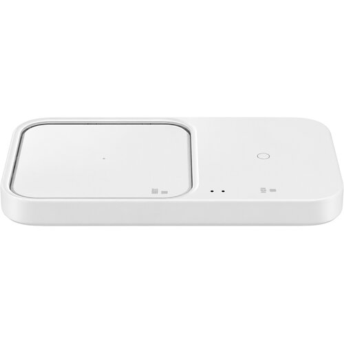 Samsung Duo Pad brezžični polnilec za 2 napravi 15W s priloženim napajalnikom bele barve EP-P5400TWE Slike
