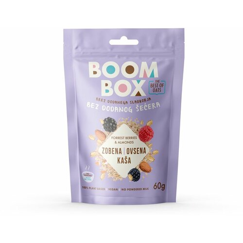 Boom box ovsena kaša šumsko voće-badem 60g Cene