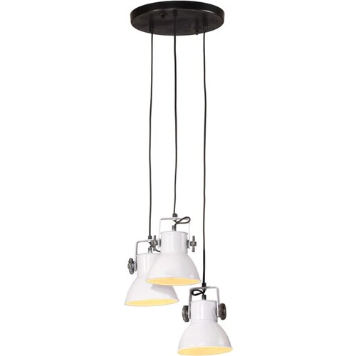 VidaXL Viseća svjetiljka 25 W bijela 30 x 30 x 100 cm E27 Slike