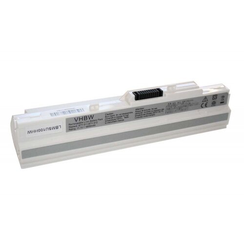  Baterija za Medion Akoya E1210 / MSI Wind U100 / LG X110, bela, 6600 mAh Cene