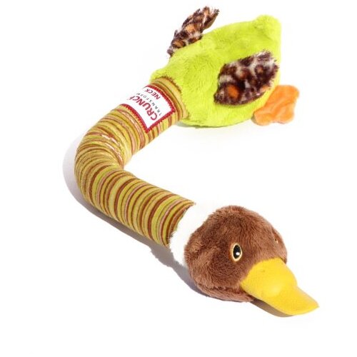 GiGwi Toys Igračka za pse - Crunchy Neck Duck Plush Toy S Slike