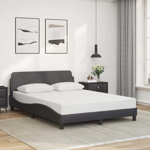  Okvir za krevet Dover sivi 140x200 cm od umjetne kože Cene