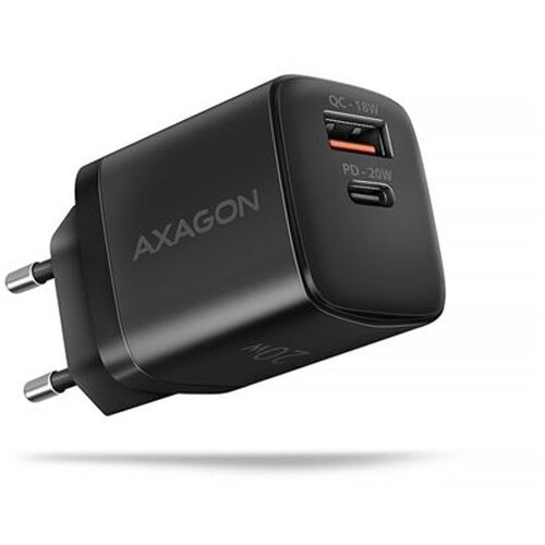 Axagon ACU-PQ20 zidni punjač 20W, USB-C PD i USB-A QC, crni Cijene