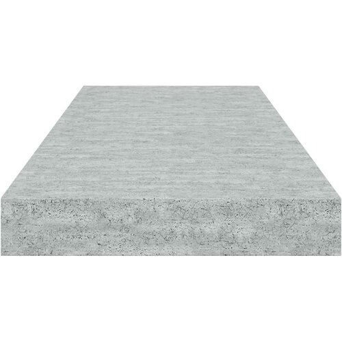  Plutajuće zidne police 2 kom boja betona 60 x 23,5 x 3,8 cm MDF Slike