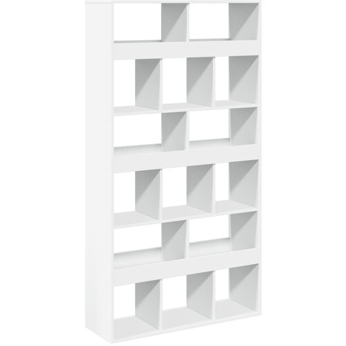 Maison Chic Knjižna omara - Knjižni regal bela 100x33x187,5 cm inženirski les, (21724682) Slike