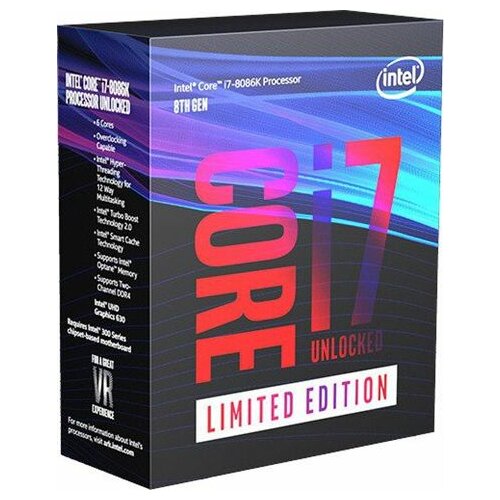 Intel Core i7-8086K 6-Core 4.0GHz (5.0GHz) Box procesor Slike