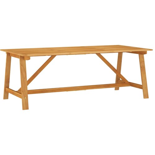  Vrtni blagovaonski stol 206x100x74 cm od masivnog drva bagrema Cijene